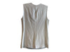 Jason Wu Size 2 Cream Acetate Blend Round Neck Back Button Sleeveless Top Cream / 2