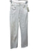 Mother Size 26 White Cotton Blend Denim High Waist Button & Zip Fly Jeans White / 26