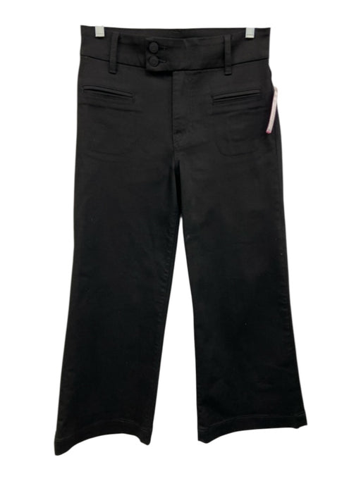KUT Size 2 Black Polyester & Modal Zip Fly Mid Rise Pockets Straight Pants Black / 2