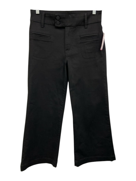 KUT Size 2 Black Polyester & Modal Zip Fly Mid Rise Pockets Straight Pants Black / 2