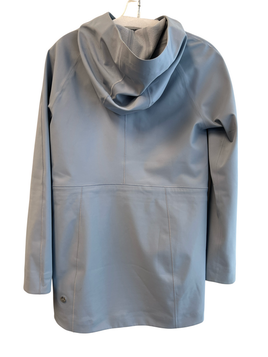 Lululemon Size 4 Blue Polyester & Polyurethane Pockets Long Sleeve Hood Jacket Blue / 4