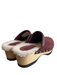 M. Gemi Shoe Size 36.5 Burgundy Wool Loafer Platform Stud Detail Shoes Burgundy / 36.5