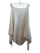 Yekee White No Fabric Tag Knit Solid Tie Shawl White