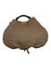 Marni Taupe Beige Leather Expandable Zipper Edging Top Handle Hobo Bag Taupe Beige