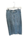 Etica Size 27 Medium Wash Cotton Slit Pleats Back Pocket Skirt Medium Wash / 27