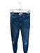 Reformation Size 27 Dark Wash Cotton Blend Skinny Zip Close Pockets Jeans Dark Wash / 27