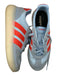 Adidas Shoe Size 9 Blue & Coral Stripe Laces Suede Detail Athletic Sneakers Blue & Coral / 9