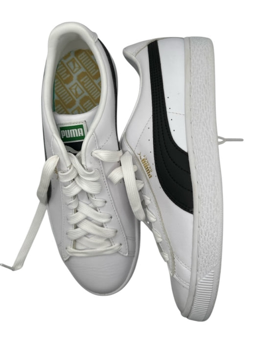 Puma Shoe Size 9 White & Black Laces black stripe Sneakers White & Black / 9