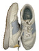 New Balance Shoe Size 10 White & Blue & Yellow Suede & Canvas Laces Sneakers White & Blue & Yellow / 10