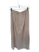 J Crew Size M Beige Cotton Maxi Tie Detail Elastic Waist Skirt Beige / M