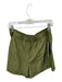 Athleta Size M Army Green Nylon Pockets Elastic Waist Athletic Shorts Army Green / M
