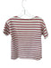 Madewell Size XS Cream & Red Cotton Short Sleeve Striped Boxy Top Cream & Red / XS