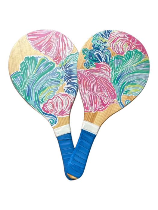 Lily Pulitzer Pink & blue Wood Floral Wrapped Athletic Other Pink & blue