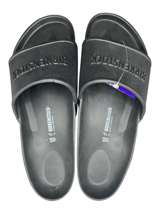 Birkenstock Shoe Size 12 Black Rubber Honeycomb Slides Men's Shoes Black / 12