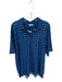 NWT Size XL Blue Polyester Blend Flags Collar Golf Men's Shirt Blue / XL
