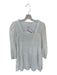 Anna Cate Size XS White Cotton Long Sleeve Quilt Detail Square Neck Dress White / XS
