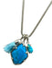 Kendra Scott Gold Tone & Turquoise Metal Geometric Tassel Detail Necklace Gold Tone & Turquoise