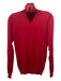 Joseph Size S Red Cashmere Turtle Neck Long Sleeve Thin Knit Sweater Red / S