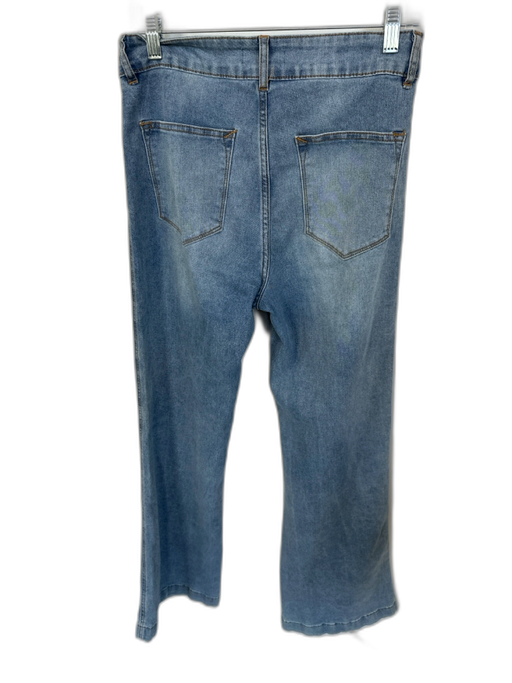 Vigoss Size 29 Med Light Wash Cotton Blend High Waist Flare Jeans Med Light Wash / 29