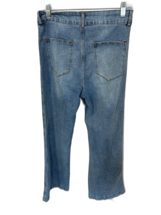 Vigoss Size 29 Med Light Wash Cotton Blend High Waist Flare Jeans Med Light Wash / 29