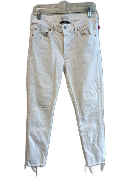 Citizens of Humanity Size 27 White Cotton Denim High Rise Zip Fly Jeans White / 27