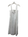 Hudson Gray Size S White Cotton Sleeveless Square Neck Smock Detail Dress White / S