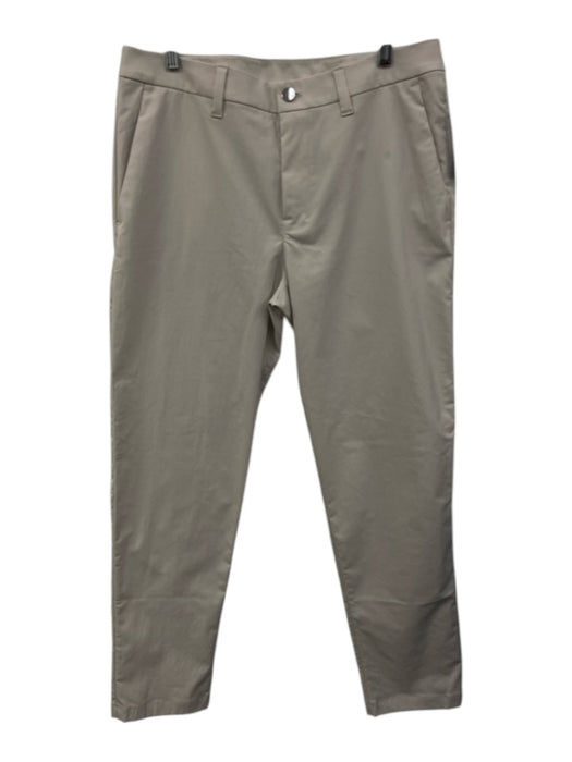 Lululemon Size 32 Beige Synthetic Solid Athletic Khakis Men's Pants Beige / 32
