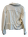 Greylin Size XS Cream Polyester Blend Button Up Tie Waist Collar Jacket Cream / XS