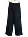 MNG by Mango Size XS Black Tweed Wide Leg Side Lace Pearl Detail Pants Black / XS