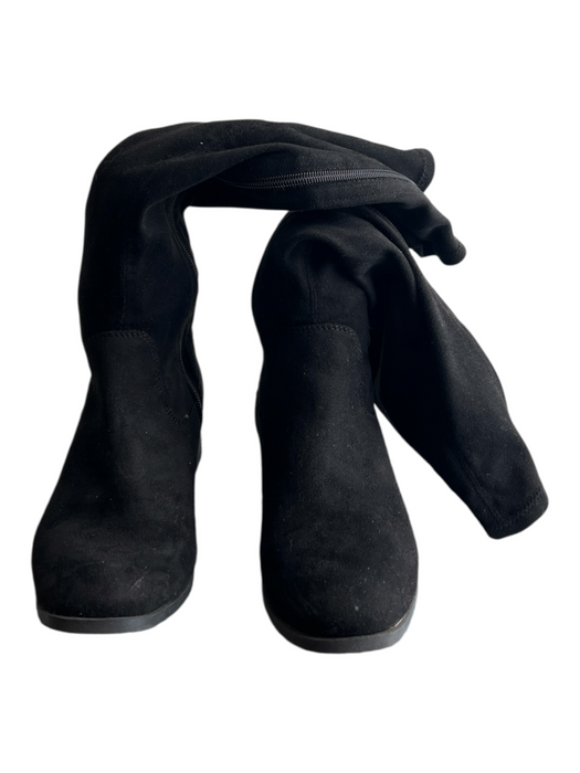 Reaction Kenneth Cole Shoe Size 8.5 Black Manmade Material Suede Zip Up Boots Black / 8.5