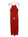 FP Beach Size XS Tomato Cotton Knit Spaghetti Strap Midi Dress Tomato / XS