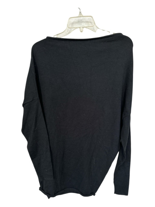 NBD Size XS Black Nylon Blend Asymetric Neckline Long Sleeve Dress Black / XS