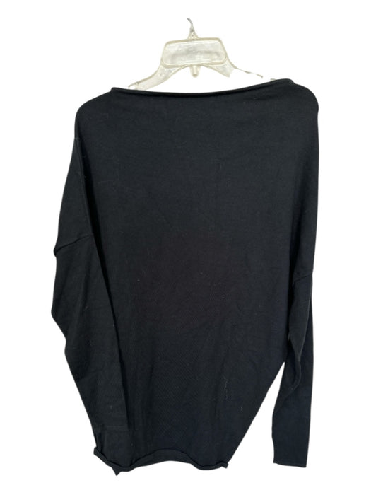 NBD Size XS Black Nylon Blend Asymetric Neckline Long Sleeve Dress Black / XS