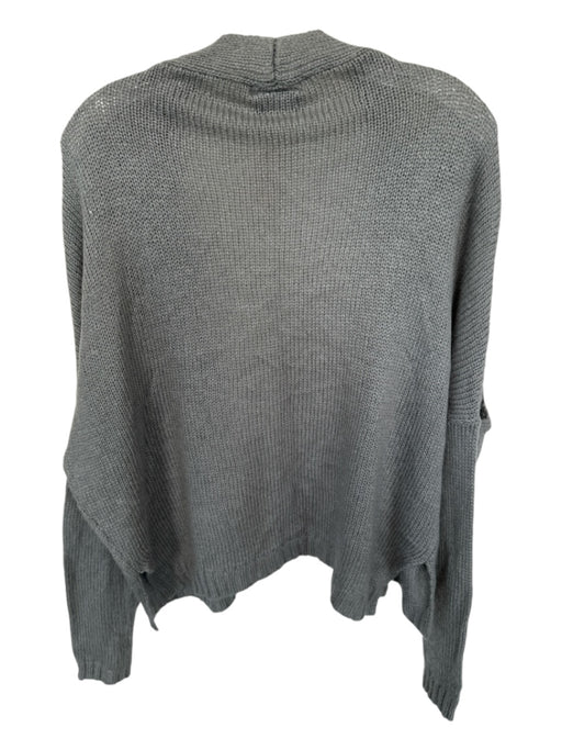 Wooden Ships Size XS/S Gray & Black Mohair Blend Long Sleeve Skulls Knit Sweater Gray & Black / XS/S