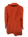 J. Crew Size 4 Orange Wool Blend Long Sleeve Buttons Full Length Coat Orange / 4