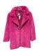 Buddy Love Size S Hot pink Faux Fur Hook & Eye Coat Hot pink / S