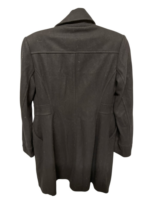 Brooklyn Industries Size S Navy Wool Blend Long Sleeve Buttons Full Length Coat Navy / S