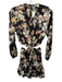 heartloom Size S Black & Yellow Polyester Long Sleeve Flowers Cut Out Side Dress Black & Yellow / S