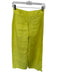 Boden Size 4P Chartreuse Linen High Waist Wide Leg Pants Chartreuse / 4P
