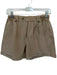 The Great Size 1 Khaki Buttons Cuffed Scrunch Detail Shorts Khaki / 1