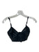 Commando Size M Black Vegan Leather Spaghetti Strap Bralette Top Black / M