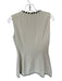 S'edge Size XS Cream & Black Polyester Textured Stitching Detail Buttons Vest Cream & Black / XS