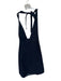 Free People Size S Dark Wash Cotton Blend Halter Neck Open Back Denim Dress Dark Wash / S