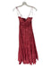 Free People Size XS Red & Orange Cotton Spaghetti Strap Floral Maxi Dress Red & Orange / XS