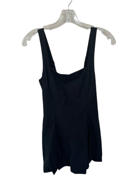 Abercrombie & Fitch Size S Black Cotton Blend Sleeveless built in shorts Dress Black / S