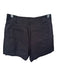 Weekend Size XS Charcoal Linen Blend High Waist Pleat Detail Shorts Charcoal / XS