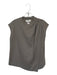 Psophia Vazquez de Castro Size XS Gray cotton jersey Cap Sleeve Crossover Top Gray / XS