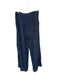 Size Est S Navy & white Linen High Waist Pinstripe Wide Leg Trouser Pants Navy & white / Est S