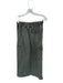 NSF Size XS Slate Green Cotton Blend Elastic Waist Cargo Denim Maxi Skirt Slate Green / XS