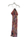 Ba&sh Size S Purple & Rust Print Polyester Blend Spaghetti Strap Dress Purple & Rust Print / S